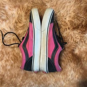 Black and Pink old school Vans